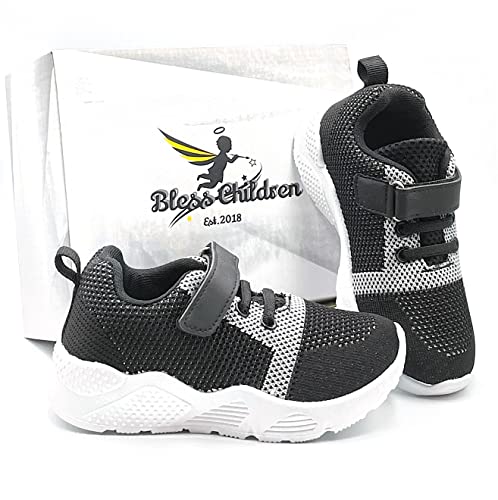 Bless Children Baby Toddlers Boy's Girl's Breathable Fashion Sneakers Walking Running Shoes,Grey1902.Size 5