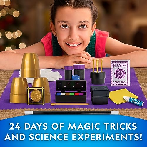 NATIONAL GEOGRAPHIC Jumbo Kids Advent Calendar - 24 Magic Tricks & Science Experiments for Christmas Countdown