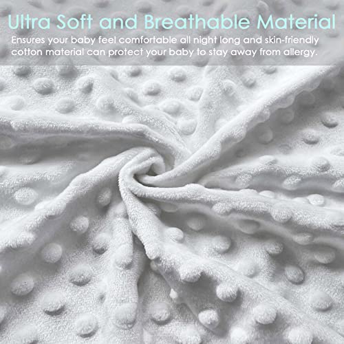 YENING Mini Baby Diaper Changing Pad for Dresser Top with Cover 27" x 16", Waterproof Lining Small Foam Contoured Changing Table Pads Topper Grey