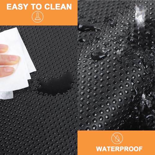 FLPMIX Shelf Liner 22 inch Wide - Waterproof Cabinets Liners, Non Adhesive, Easy to Cut Under Sink Mat Liners for Kitchens Drawer, Shelves, 22 X 300Inch White