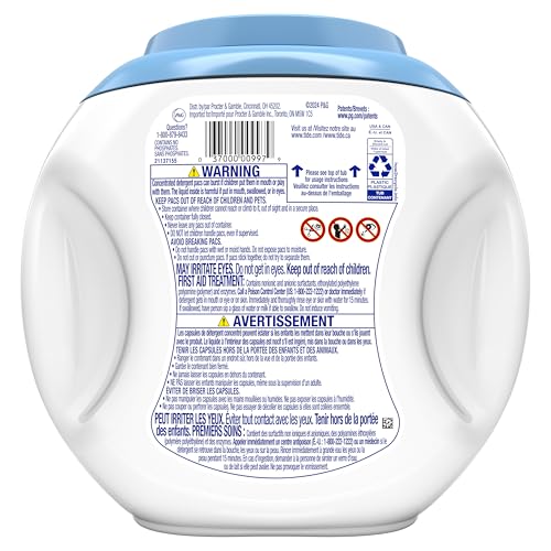 Tide PODS Free & Gentle Laundry Detergent Soap Pacs, 42 Count, Tide PODS Laundry Detergent