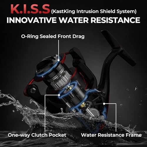 KastKing Sharky III Spinning Fishing Reel,Size 1000