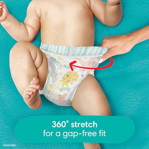 Pampers Cruisers 360 Diapers - Size 5, One Month Supply (128 Count), Pull-On Disposable Baby Diapers, Gap-Free Fit