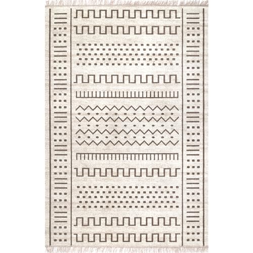 nuLOOM Outdoor Tribal Cora Accent Rug, 2x4, Blue