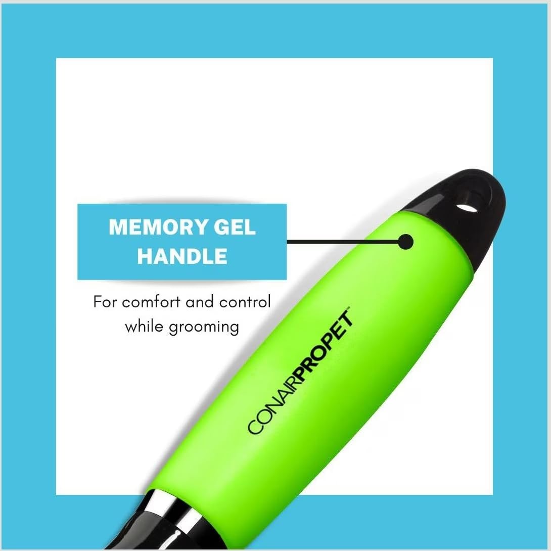 Pet Grooming 5 Piece Bundle (Set includes Comb, Large Nail Clipper, 2 Brushes, Undercoat Rake) with memory gel handles FOR DOGS AND CATS