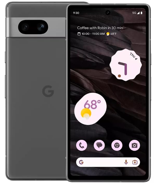 Google Pixel 7a, 128GB, Charcoal for Verizon (Renewed)