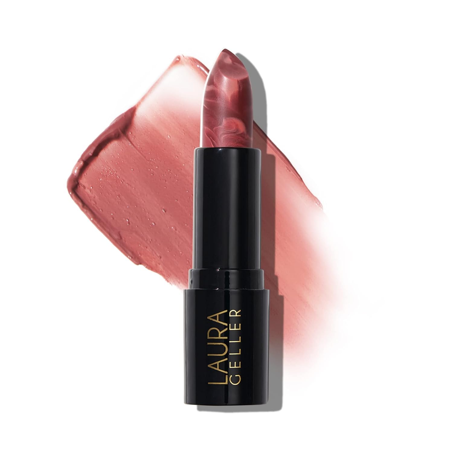 LAURA GELLER NEW YORK Italian Marble Sheer Lipstick - Honey Bun - Hydrating & Lightweight - Vitamin E & Caster Seed Oil - Cream Finish