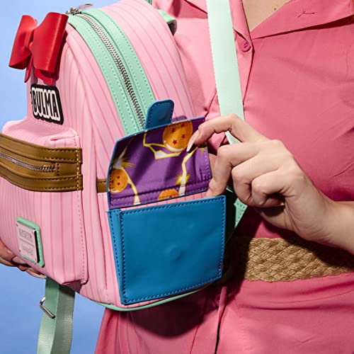 Loungefly Backpack Dragon Ball Bulma - Backpack - Cute Collectable Bag - Gift Idea - Official Merchandise - for Boys, Girls Men and Women - Anime Fans