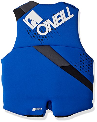 O'Neill Teen Reactor USCG Life Vest, Pacific/Coal/Black, 1SZ