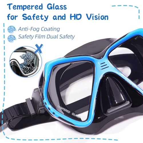 EverSport Kids Swim Goggles with Nose Cover, Swimming Goggles for Kids 6-14, Youth Diving Mask for Child Boys Girls