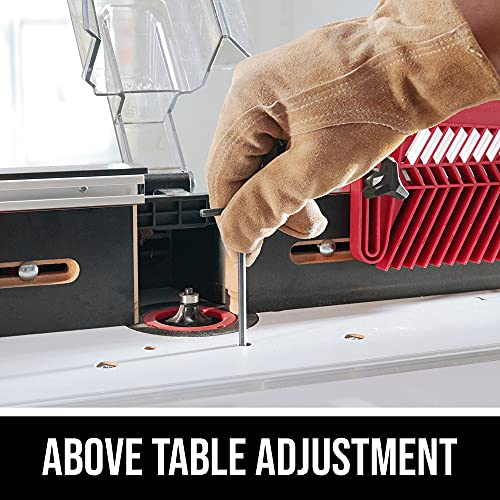 SKIL SRT1039 Benchtop Portable Router Table with Dual Sided Integrated Bit Storage