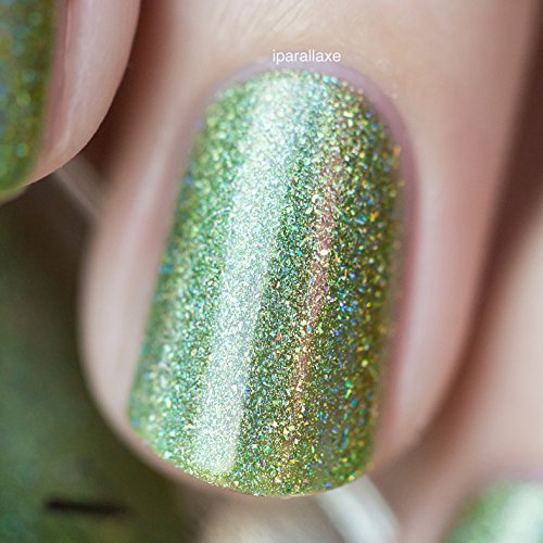ILNP Brilliance - Pale Gold, Pinkish Bronze, Light Green Ultra Chrome Color Shifting Flakie Nail Polish
