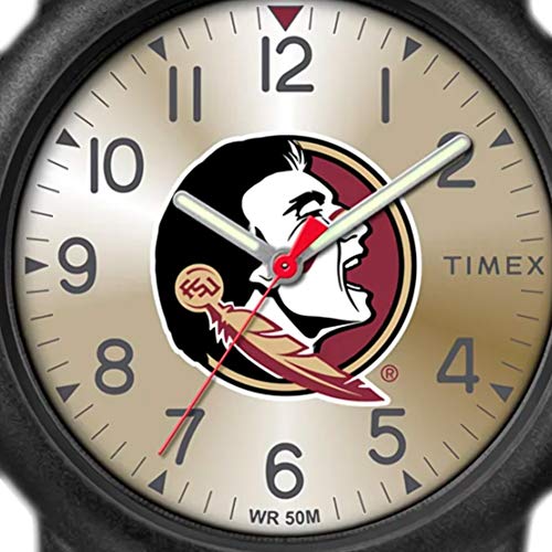 Timex Unisex Collegiate Recruit 38mm Watch – Alabama Crimson Tide with Black Fabric Strap