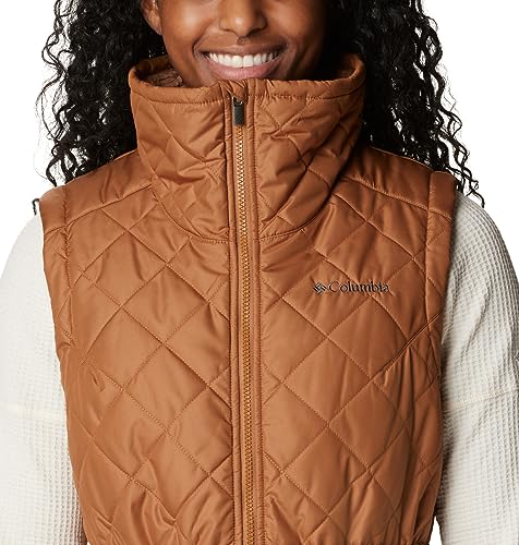 Columbia Women's Copper Crest Mid Vest, Camel Brown, Small