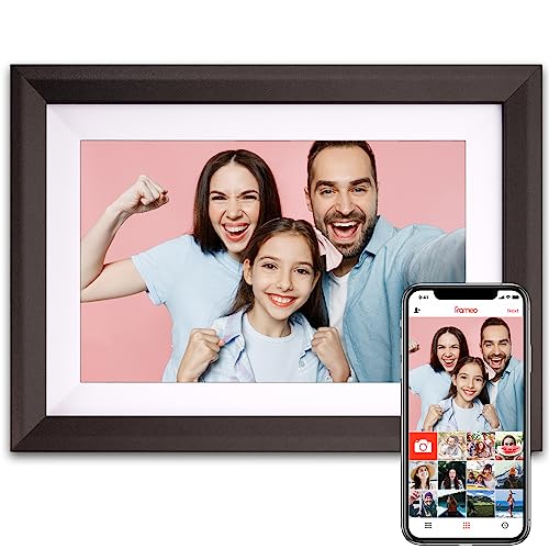 WiFi Digital Picture Frame 10.1 Inch Smart Digital Photo Frame with IPS Touch Screen HD Display, 16GB Storage Easy Setup to Share Photos or Videos Anywhere via Free Frameo APP (10.1 Inch Frame 3#)