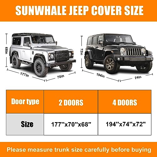 Sunwhale Sedan Car Cover Waterproof All Weather Protection Full Car Covers Dustproof Snowproof UV Protection Windproof Outdoor Indoor Universal Fit for Sedan