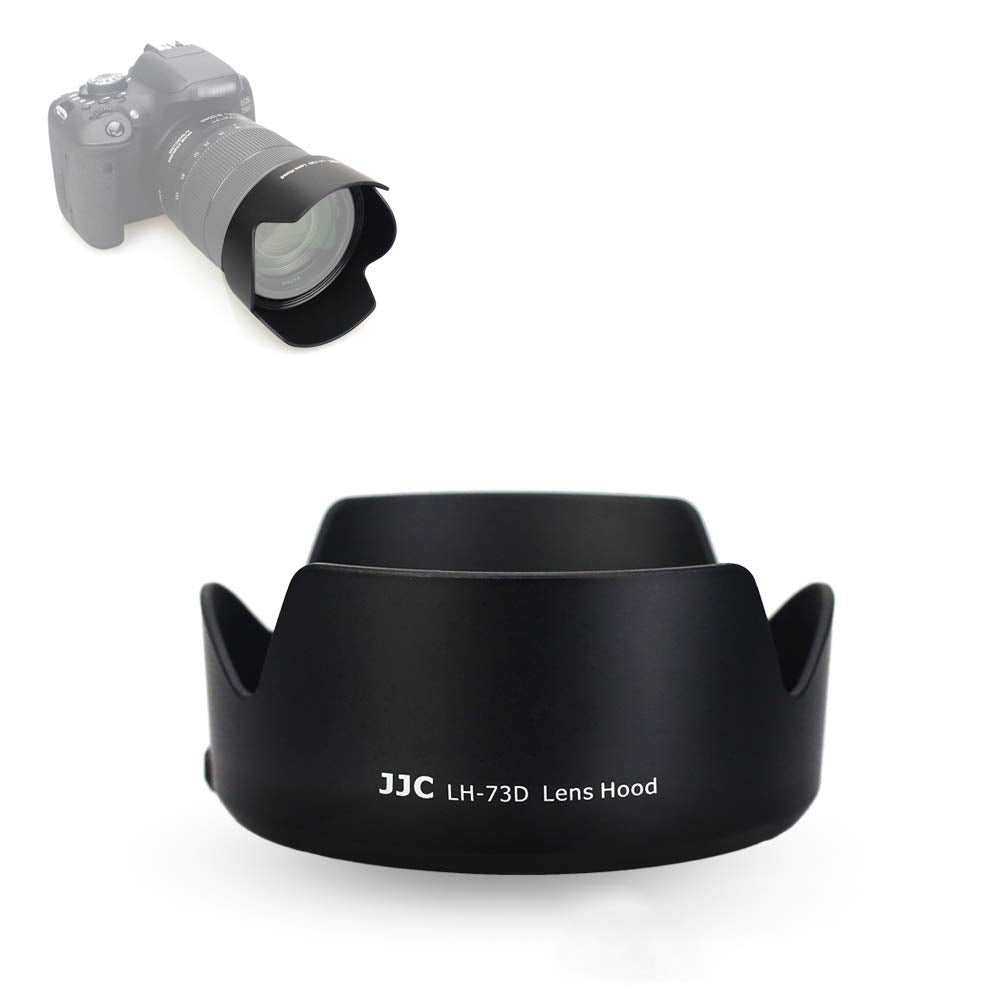 JJC EW-73D Bayonet Dedicated Lens Hood Shade for Canon EF-S 18-135mm f/3.5-5.6 is USM Lens on Canon EOS 90D 80D 77D 60D for Canon RF 24-105mm F4-7.1IS STM Lens on Canon EOS R6 RP R Camera