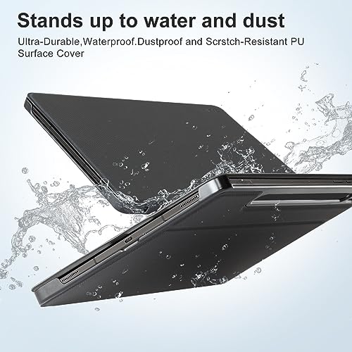 Cobak Case for Samsung Galaxy Tab S9 10.9 Inch 2023 with S Pen Holder, Slim, Multi Viewing Angles, Shockproof Stand Folio Cover. All New PU Leather Smart Cover with Auto Sleep Wake Feature.