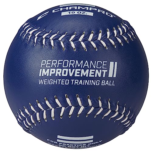 Champro Weighted Training Softballs - Leather Cover (10 oz.) (CSB7CS)