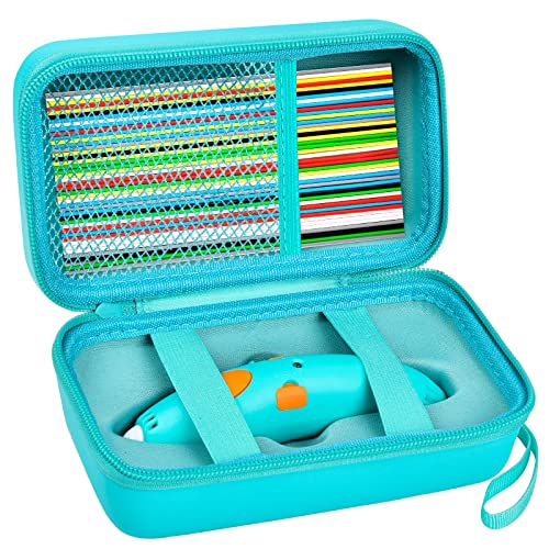 ANKHOH Case Compatible with 3Doodler Start+ Essentials for 3D Set, Storage Organizer Holder, All Green-Bag Only