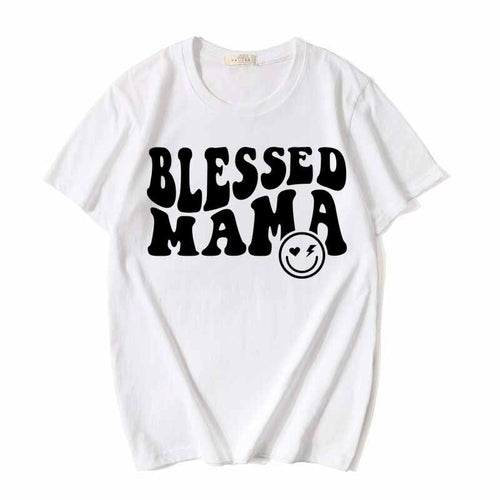 Blessed Mama Mother's Day Graphic Tee