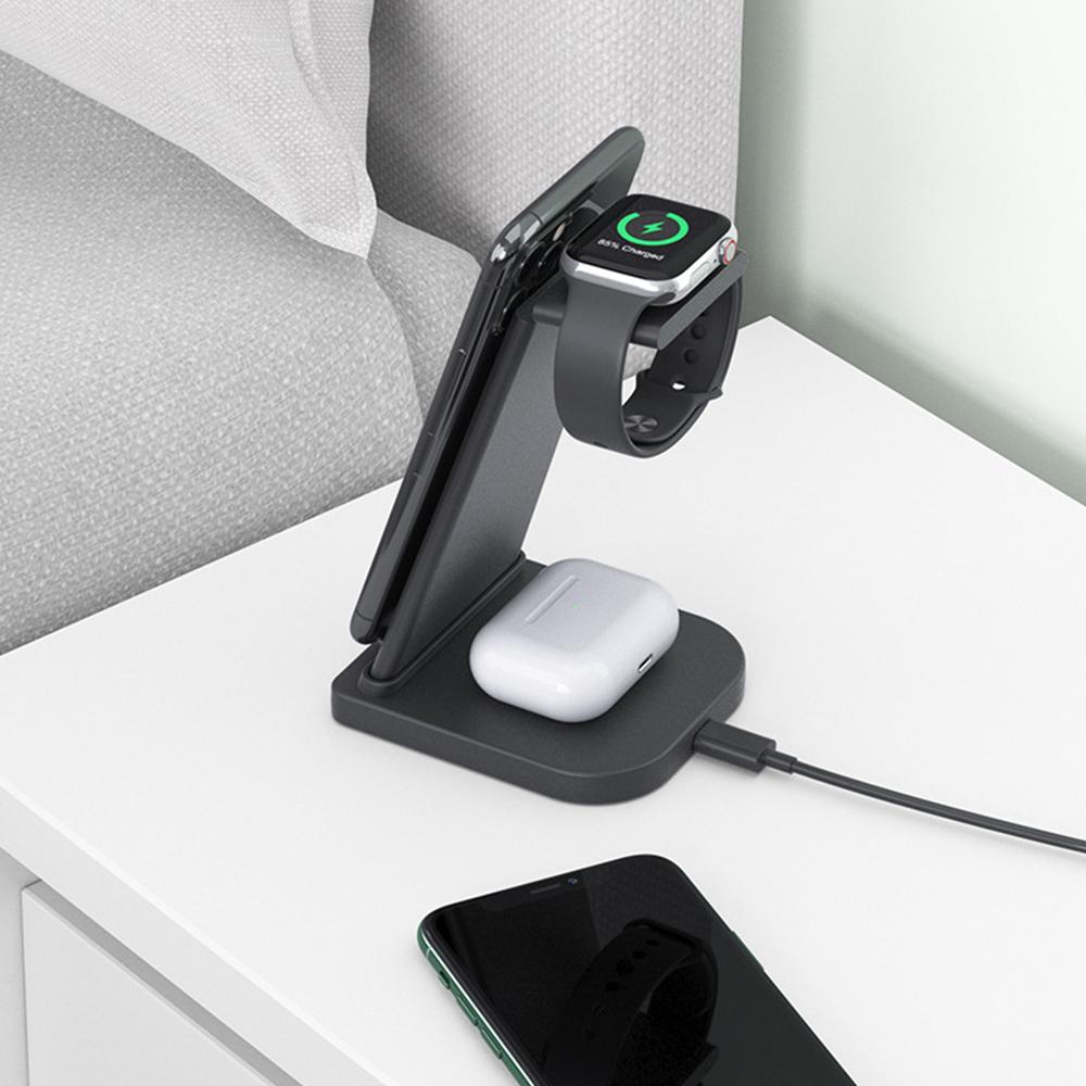 Wireless Charger with 3 in 1 Station Fast Stand for Apple Product SP