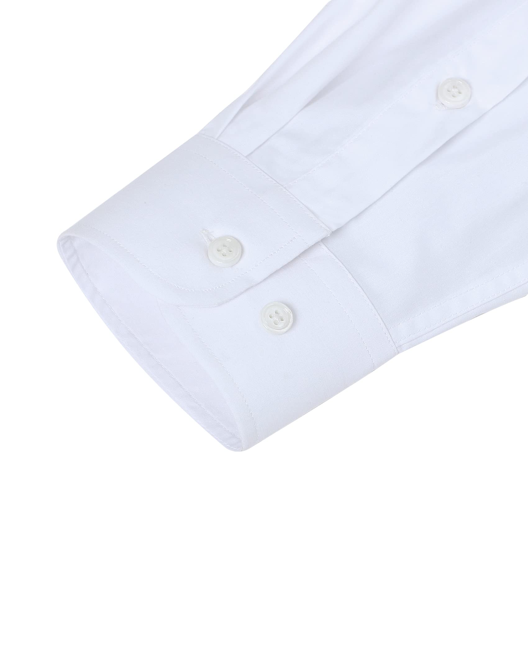 Lion Nardo White Dress Shirts for Men Men's White Dress Shirt Long Sleeve White Button Down Shirt Men Button Up Shirts