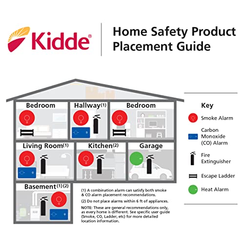 Kidde FA110 Multi Purpose Fire Extinguishers for The House and Boat with Wall Mount Bracket, (Rating 1-A:10-B:C) 3 Pack, Includes Wholesalehome Fire Blanket