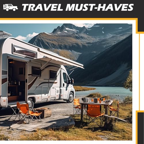 WECARLLE Wheel Chocks [1pair/2pack with Rope] for RV Trailer Camper Truck Car and Aircraft, Versatile Heavy Duty Rubber Wheel Chocks Block with 3 Reflective Strips, Tire Wheel Immobilizers & Chocks