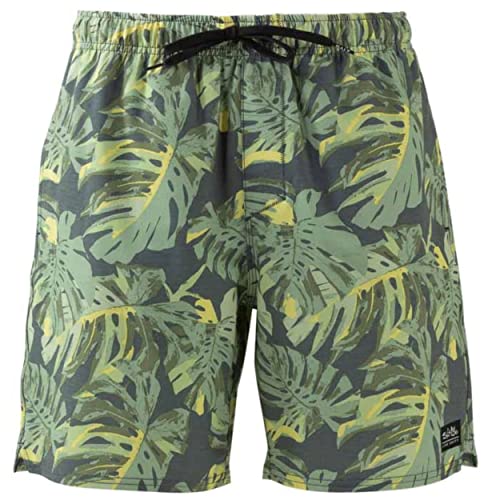 Salt Life Loungin' Boardshort, Ebony, Small