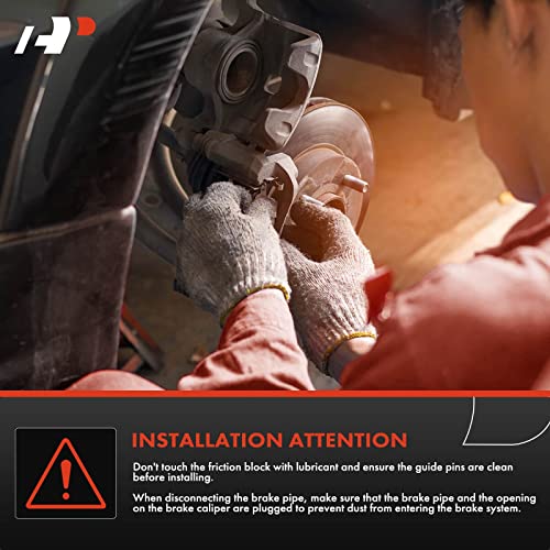 A-Premium Rear Disc Brake Caliper Assembly with Bracket Compatible with Select Dodge and Jeep Models - Nitro 2007-2011, Liberty 2008-2012, Wrangler 2007-2017, Wrangler JK 2018