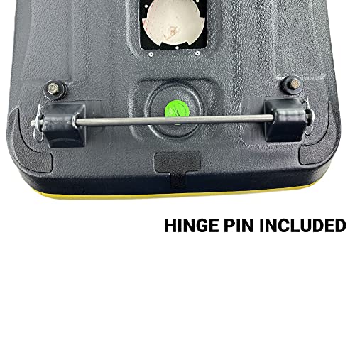 Eparts, Inc. E-LVA19221 Flip-Up Seat for John Deere Tractors 1023E, 3025E, 3032E, 3203