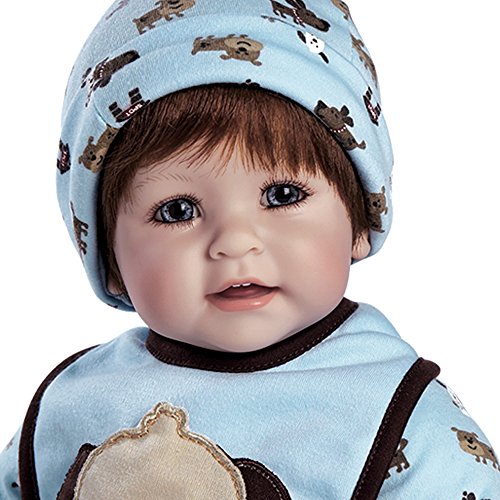 Adora Realistic Baby Doll Woof! Toddler - 20 inch, Soft CuddleMe Vinyl, Red Hair, Blue Eyes