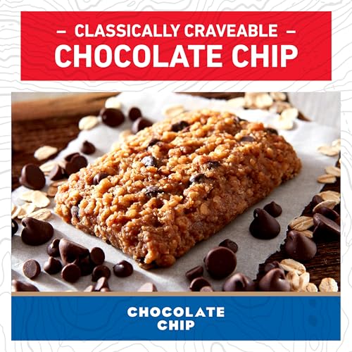 CLIF BAR - Chocolate Chip - Made with Organic Oats - Energy Bars - Non-GMO - Plant Based Protein Bars (15 Pack)