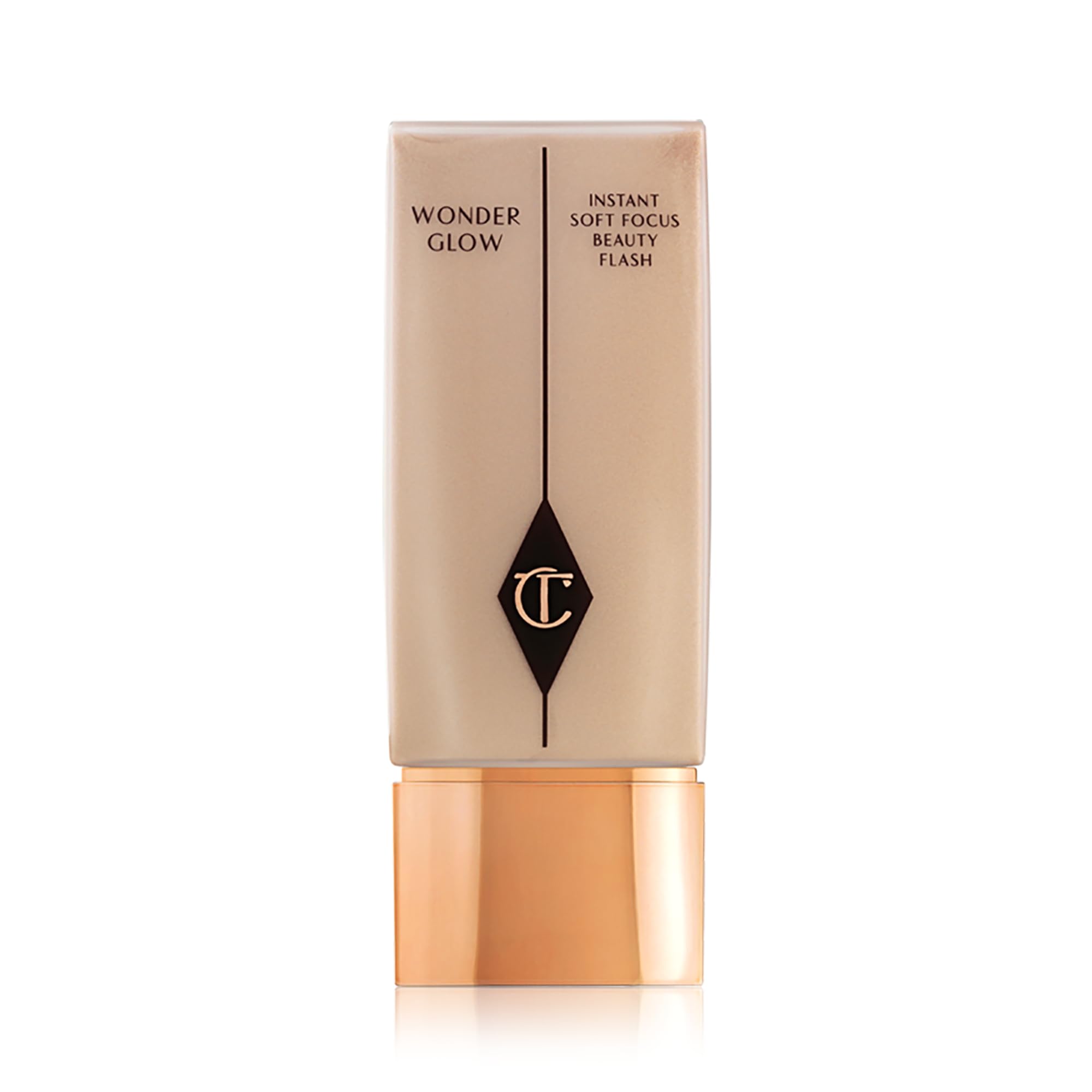 Charlotte Tilbury Wonderglow Face Primer - Soft-Focus, Illuminating Dewy Primer to Hydrate & Blur the Look of Imperfections, Fine Lines & Wrinkles - Infused with Hyaluronic Acid & Rosehip Oil (40ml)