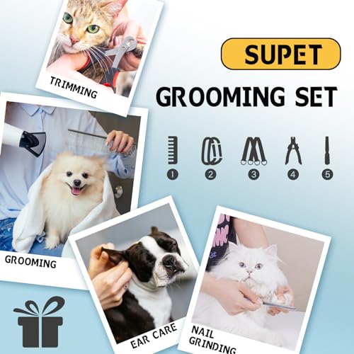 Supet Cat Grooming Hammock Harness for Cats Dogs, Relaxation Pet Grooming Hammock Restraint Dog & Small Animal Leashes Sling for Grooming Dog Grooming Helper