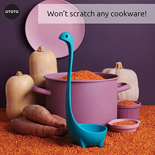 The Original Nessie Ladle by OTOTO - Soup Ladle, Cute Gifts, Funny Kitchen Gadgets, Loch Ness design, Cooking Gifts for Mom - Cute and Practical Kitchen Utensils - Unique Gifts for Women, Mothers Day