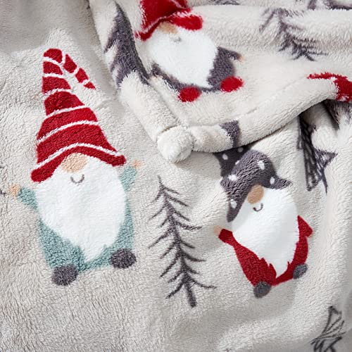 Cozy Bliss Gnome Throw Blanket, Ultra Soft Cozy Blanket Warm MilkyPlush™ Throw Blanket, Ultra Soft Cozy Throw Blanket for Couch, Sofa and Bed