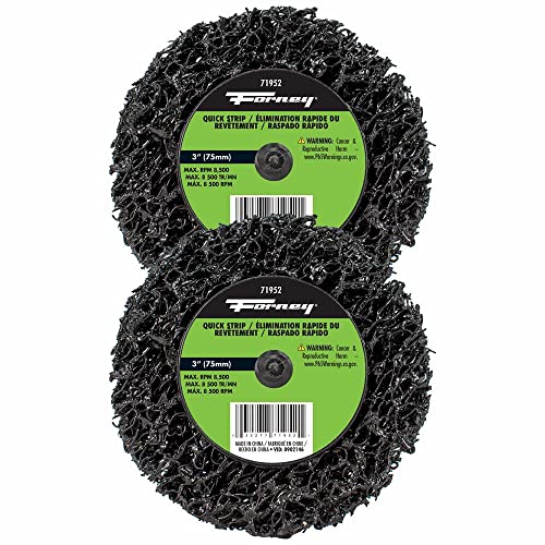 Quick Change Stripping Disc, 3" (2-Pack of Forney 71952)
