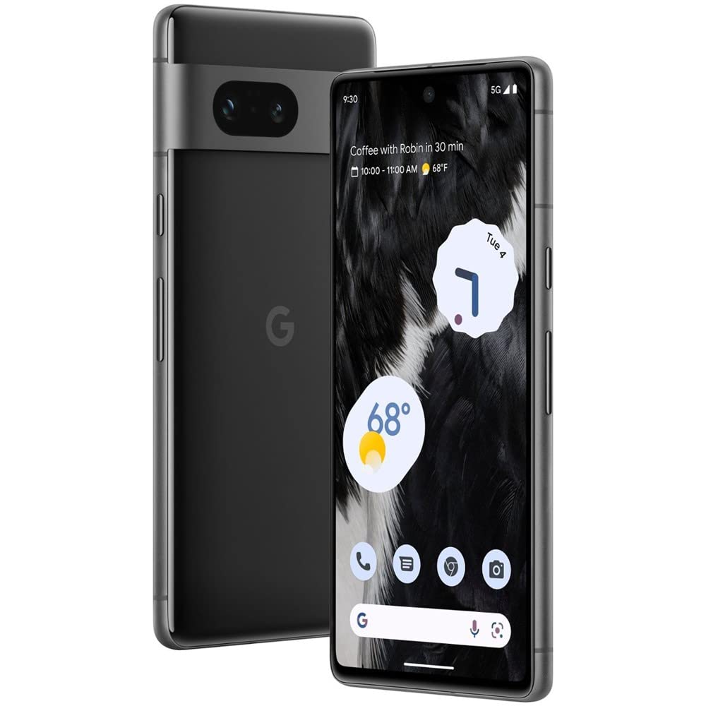 Google Pixel 7 5G, US Version, 128GB, Obsidian - Unlocked (Renewed)