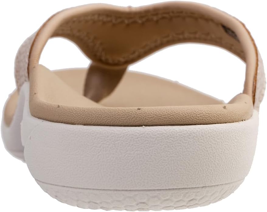 Spenco Women's Yumi Mojave Flip-Flop, Taupe, 12