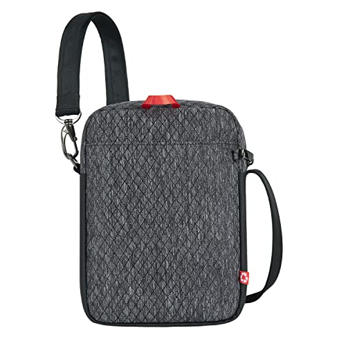 Travelon Greenlander Sustainable Anti-Theft Small Crossbody, Diamond Ash