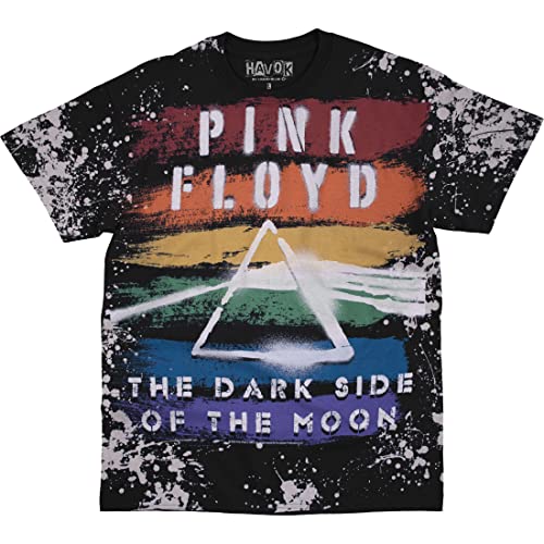 Liquid Blue Unisex-Adult Standard Pink Floyd Spectrum Havok, Black