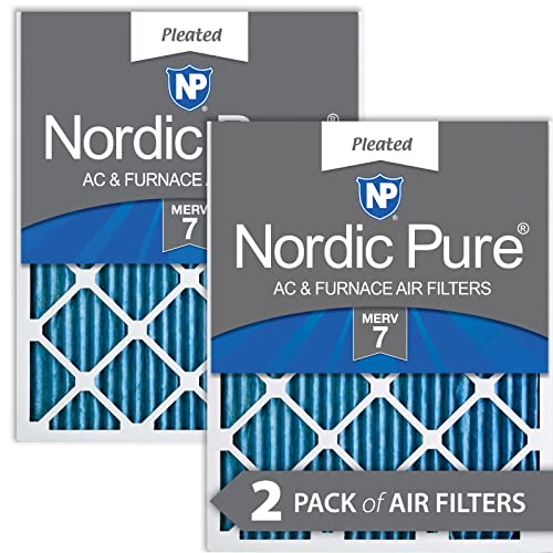 Nordic Pure 12x20x1 (11 1/2 x 19 1/2 x 3/4) Pleated MERV 13 Air Filters 4 Pack