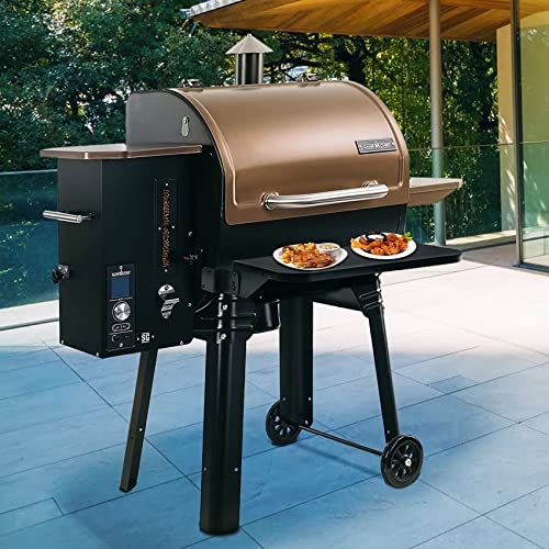 Stanbroil Folding Front Shelf for Camp Chef 24" Pellet Grills, Replacement for PGFS24, Black