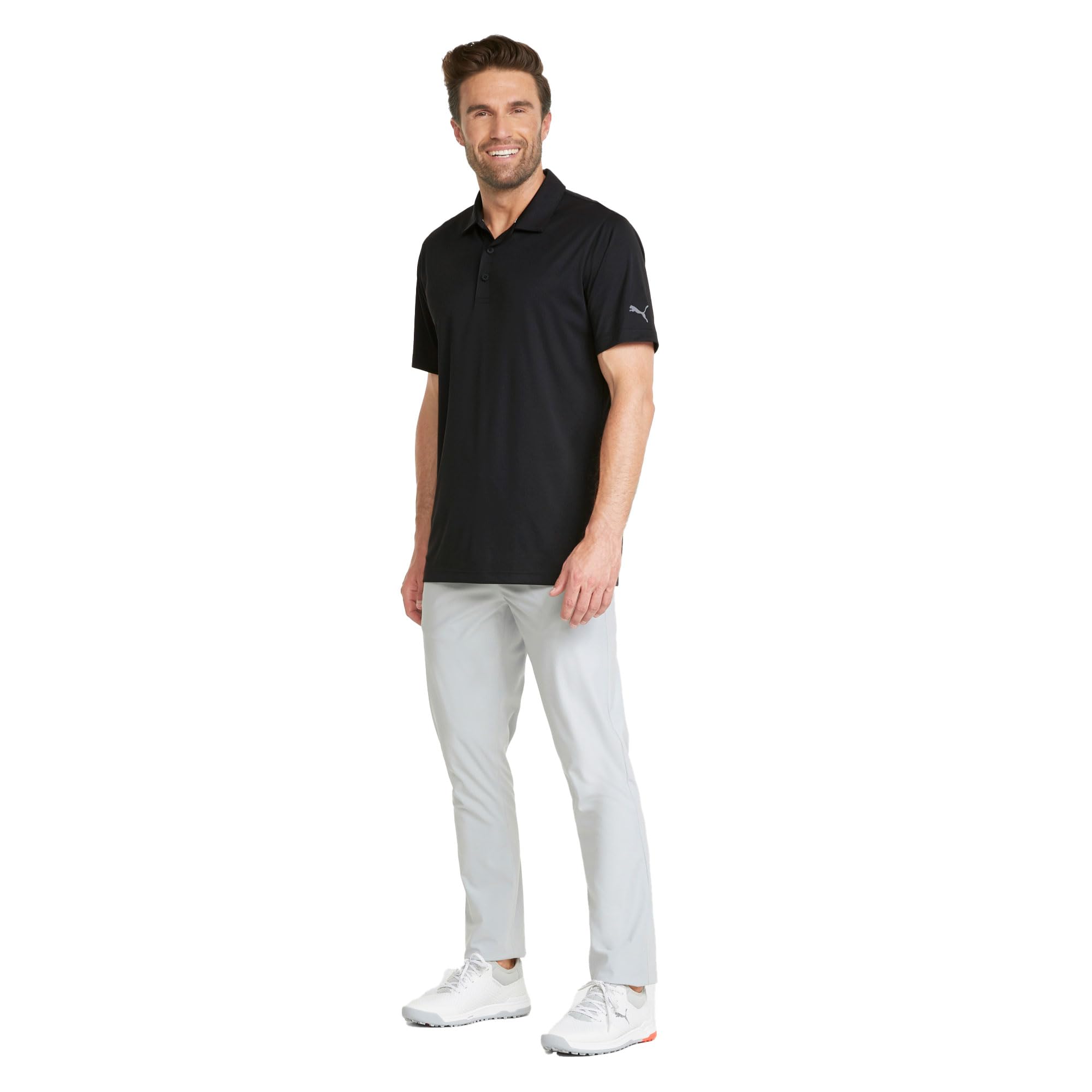 Puma Golf Men's Gamer Polo, Puma Black, 3XL