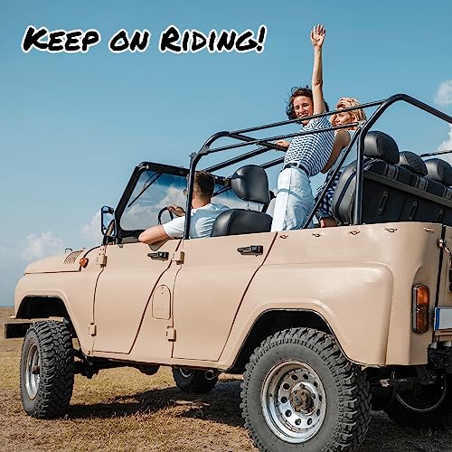 Tirellix Universal Tire Repair Kit (24 Pcs), Car Emergency Tool Kit, Tire Plug Kit for Autos, Cars, Motocycles, Flat Tire Puncture Repair, Heavy Duty Tools for Tubeless Tires