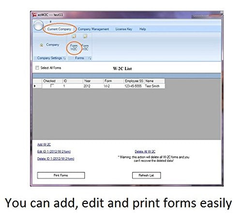 EzW2Correction 2024: Form W-2C, W-3C Software (basic version)