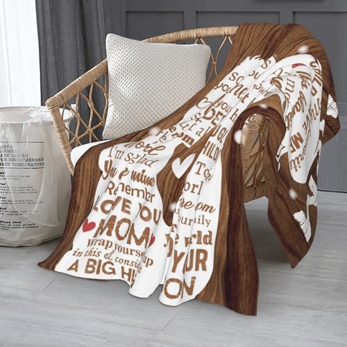 ZUMAS to My Dad Blanket, from Daughter Son Birthday Gifts Who Wants Nothing Dad Presents from Kids Best Dad Ever Gifts Idea to My Dad Papa Blanket (Brown, 50X60Inch)