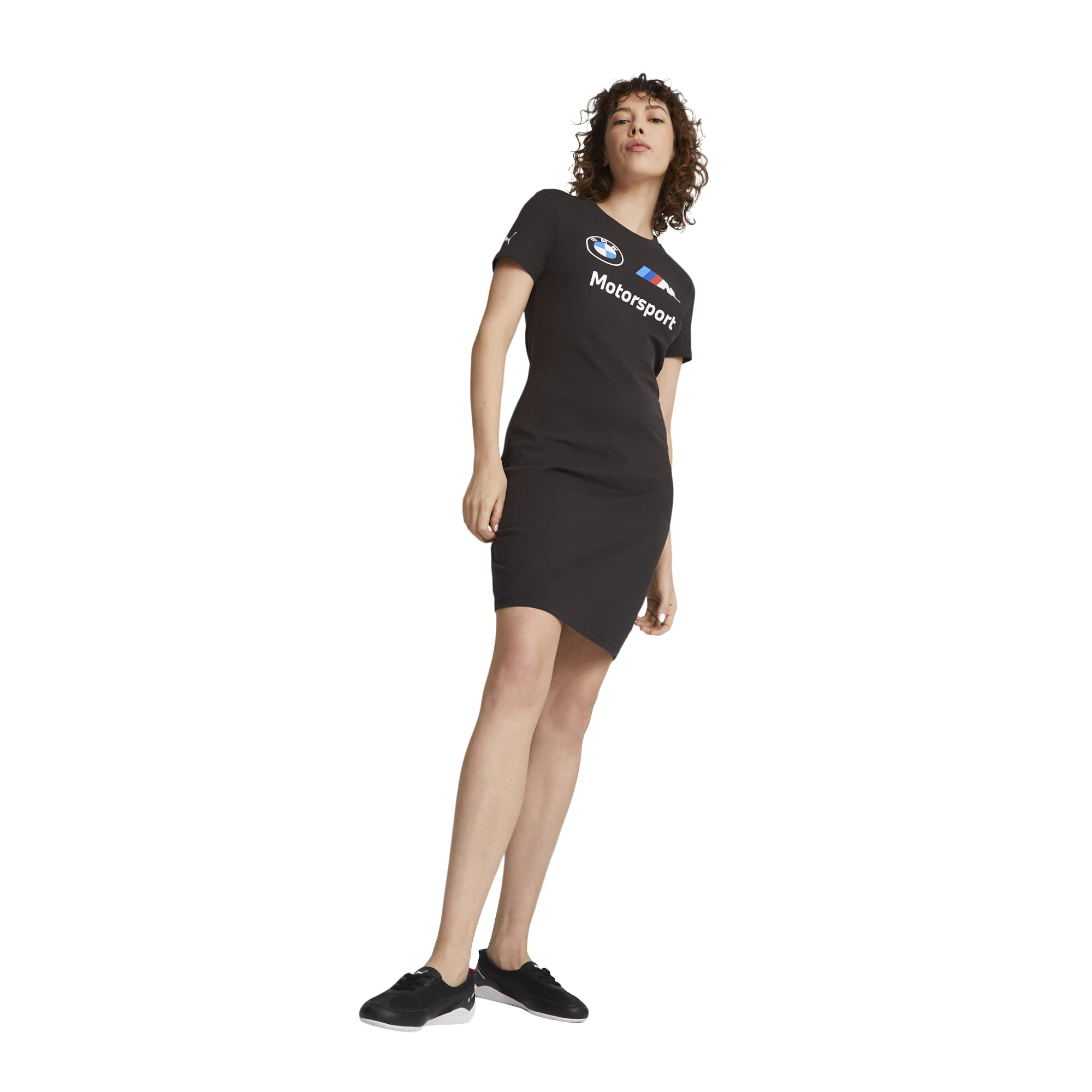 PUMA Women's Standard BMW M Motorsport Essentials Dress, Black 23, Medium